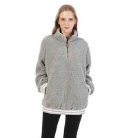 MXDSS303 Sherpa Fleece Stripe Rib Pullover