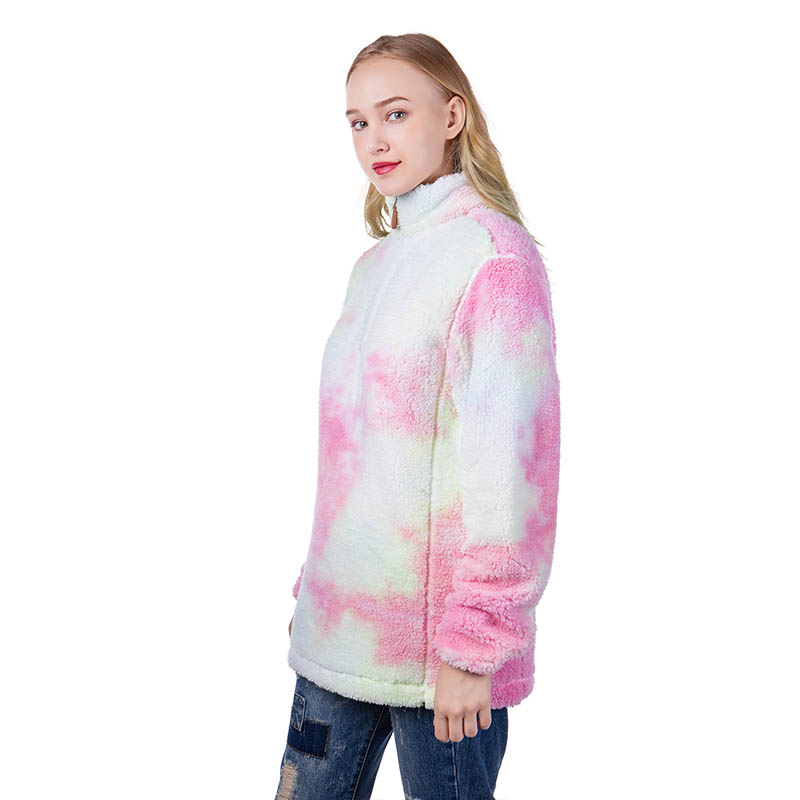 Rainbow sherpa pullover Clearance