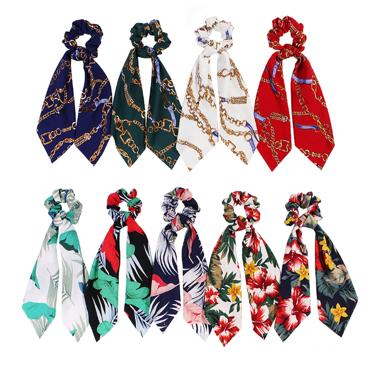 Ready To Ship Wholesale Women Hair Scarf Scrunchies For WomenMXDSS001