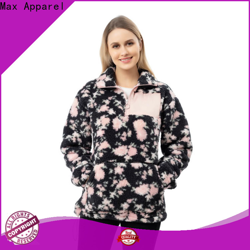 sherpa fleece pullover wholesale