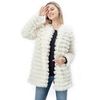 Yiwu Wholesale Fashion Shaggy Faux Fur Women Jacket MXDSS770