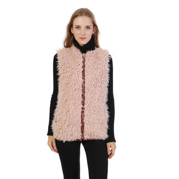 YiWu Factory Hot Selling Faux Fur Women Vest  MXDSS333