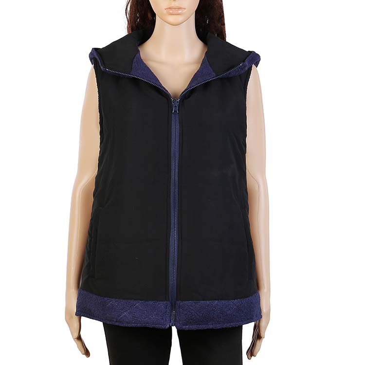 Wholesale Women Hoodie Reversible Vest MXDSS41