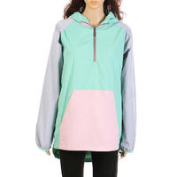 Yiwu Wholesale Casual Women Color Block Raincoat MXDSS305