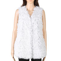 Wholesale Frosty Faux Fur Fleece Women Vest MXDSS570