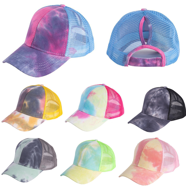 New Arrival Summer Tie Dye Baseball Hat For Women MXDSH003